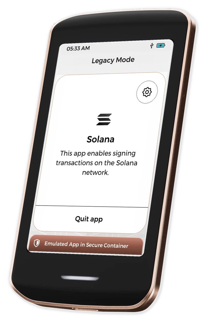 Solana running on Passport